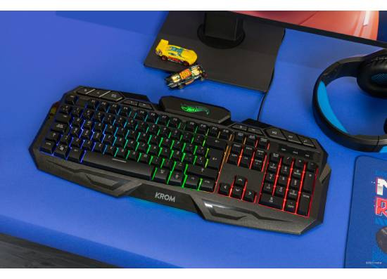 Teclados - Producto oficial Hot Wheels™ / teclado, ratón y alfombrilla - Krom - Pack Kustom