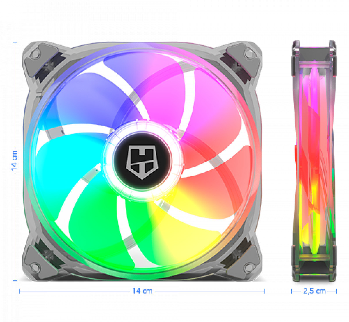 Refrigeración - 140 mm / ARGB - Nox - Hummer X140-FAN RESPAWN