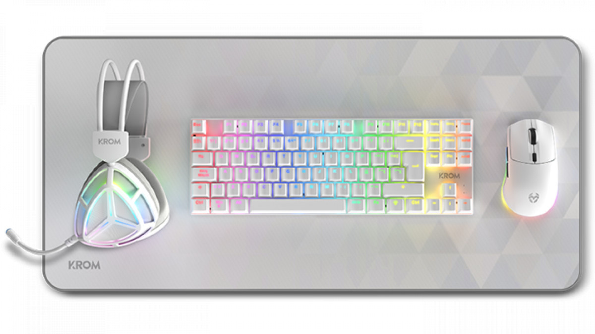 Keyboards - Krom - KLASS | GAMING KIT WHITE