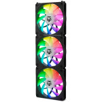 Set de 3 ventiladores LED ARGB con PWM NOX Hummer EASY