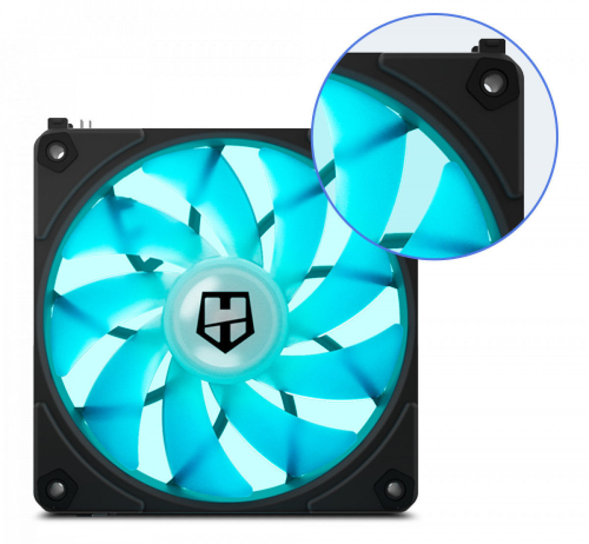 Refrigeración - LED ARGB / PWM - Nox - Hummer Easy LINK Black- RESPAWN