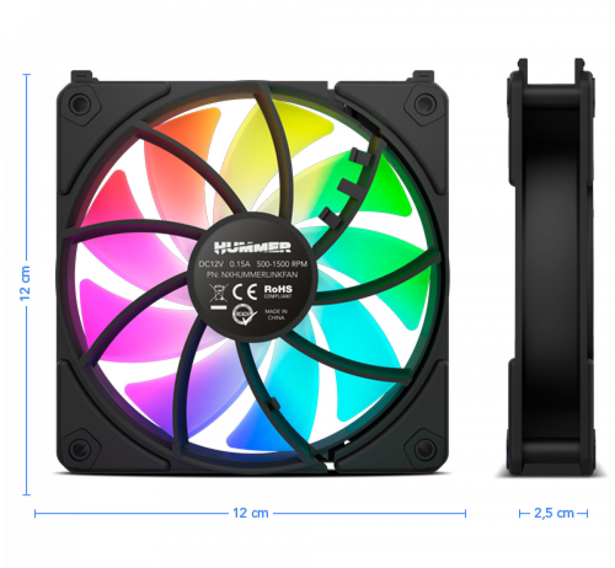 Refrigeration - Nox - Nox Hummer Easy Link set 3 fan