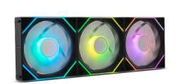 Kit x3 fans ARGB Magnético NOX Hummer PRO LINK Negro
