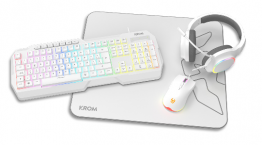 KENTA RGB White pack Gaming 4 en 1