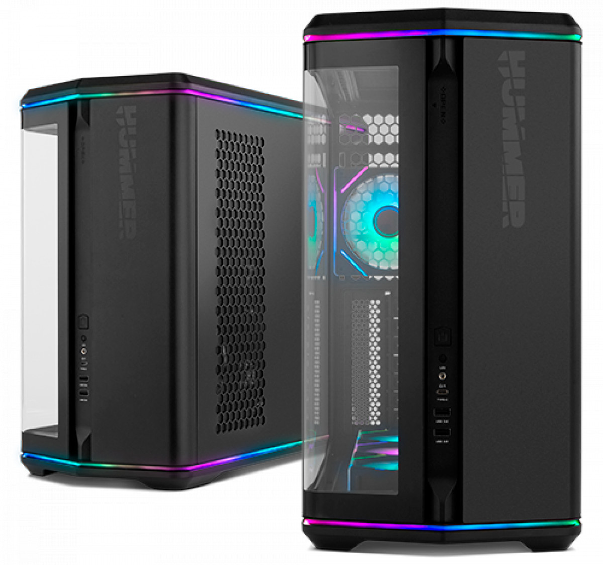 Cajas - Nox - HUMMER ANVIL ARGB Negro