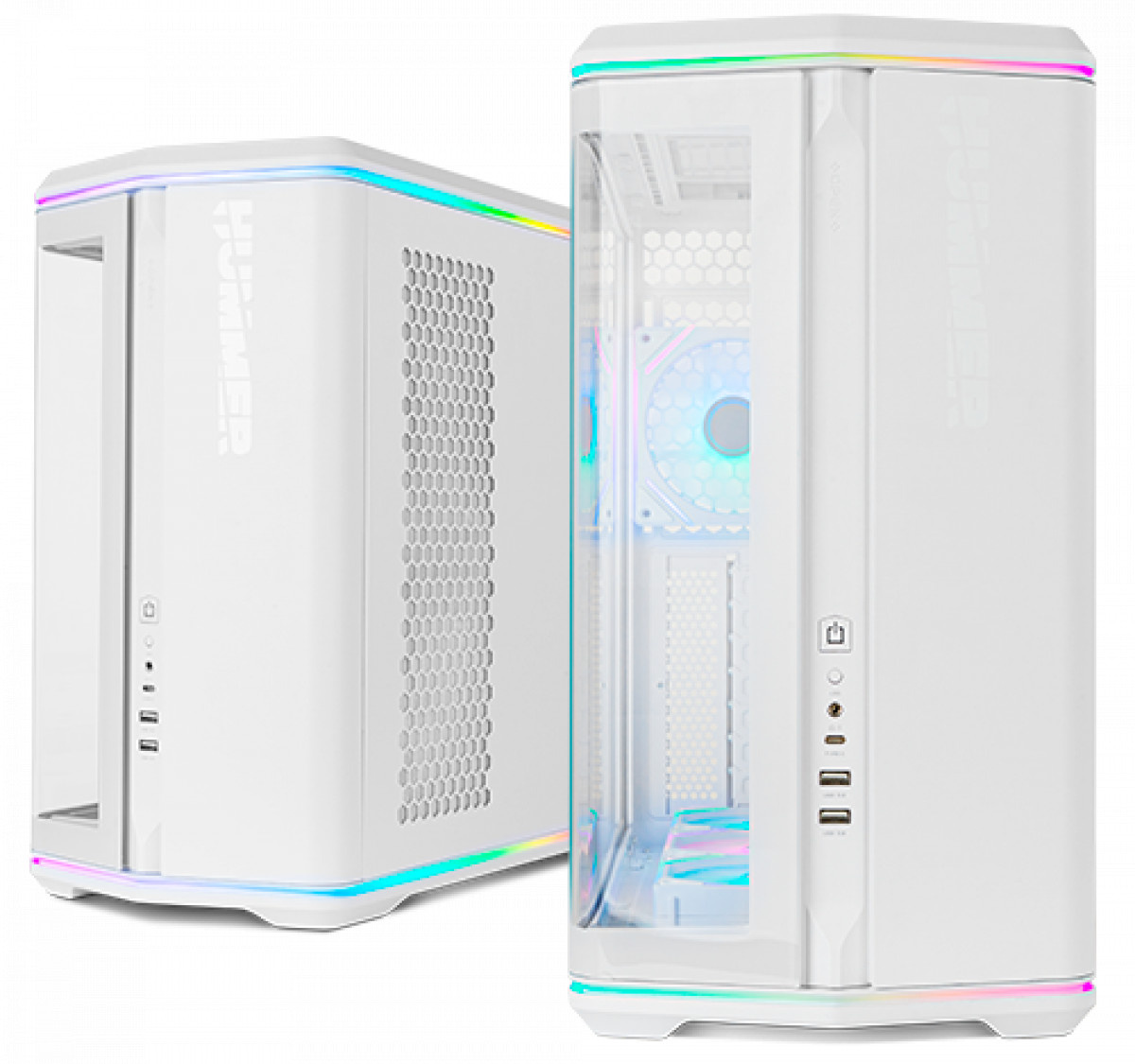 Cajas - Nox - HUMMER ANVIL ARGB Blanco