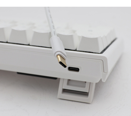 Teclado Gaming Ducky One 2 Mini Rgb Pure White Mx Speed Silver Rgb Versus Gamers