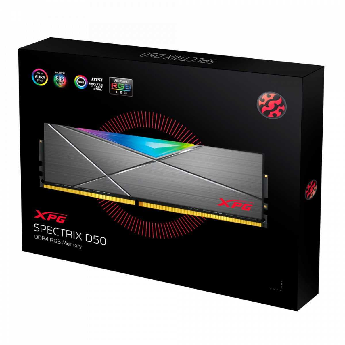 Módulo de memoria RAM Adata XPG Spectrix D50 DDR4 8GB 3600Hz CL18