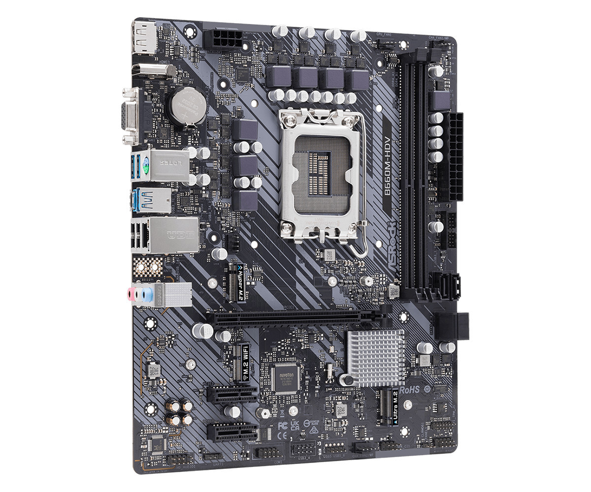 Placa Base Micro ATX AsRock B660M HDV LGA 1700 Versus Gamers