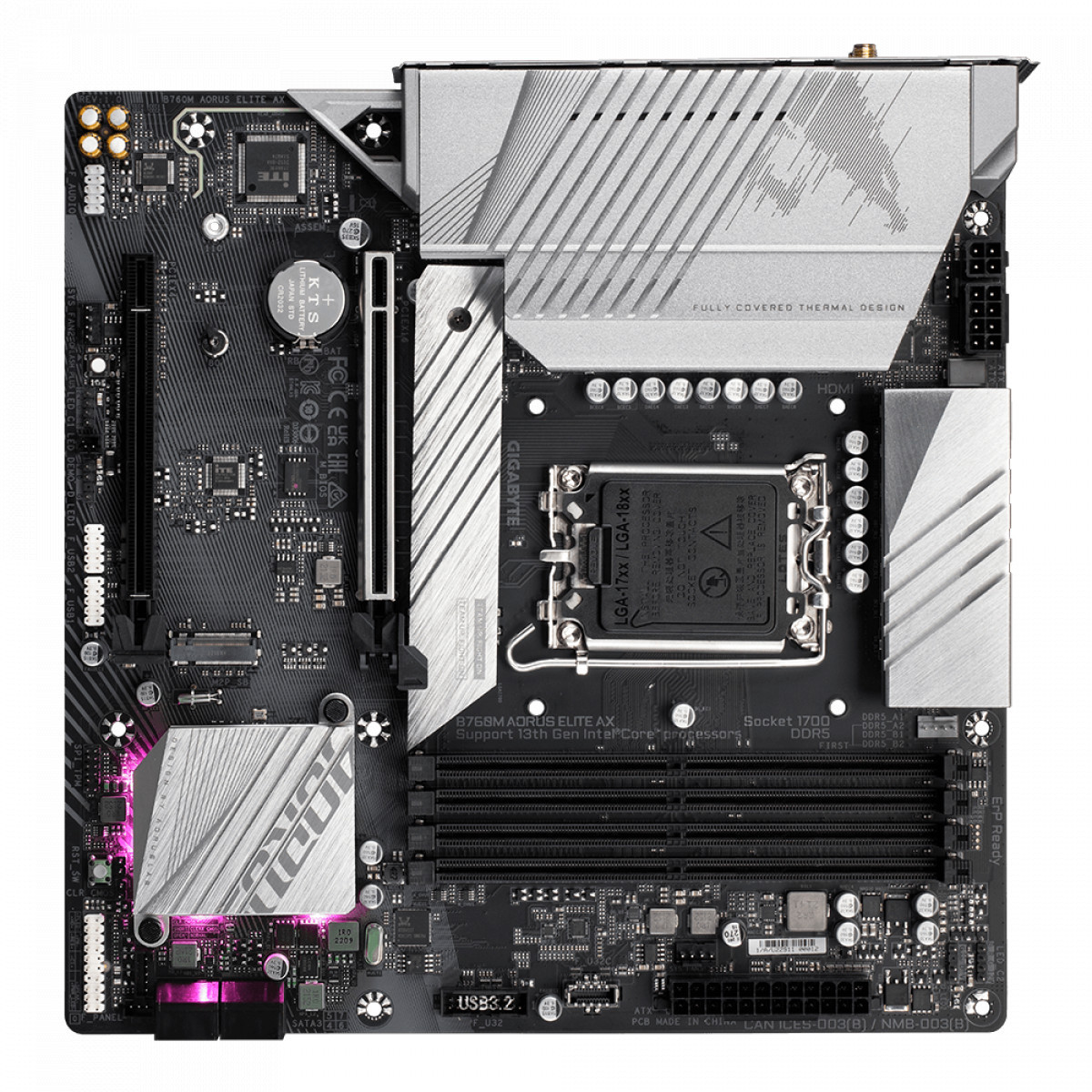 Gigabyte B760M AORUS ELITE AX motherboard Intel B760 Versus Gamers