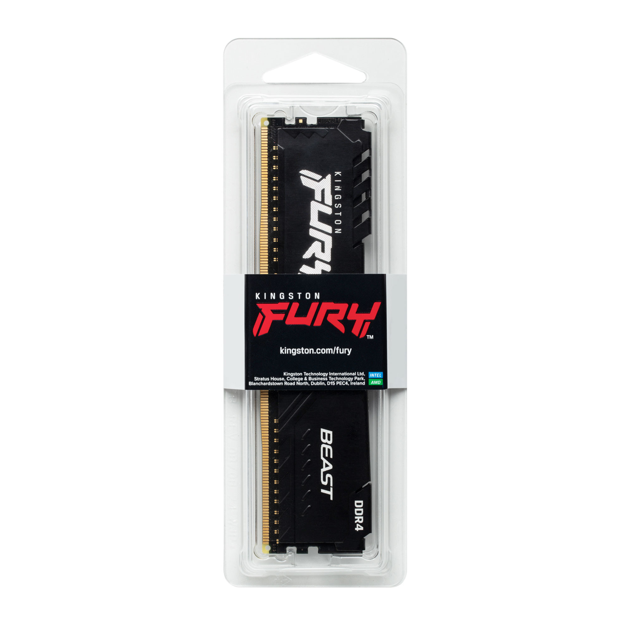 Módulo memoria Kingston Fury Beast DDR4 32GB 3200 MHz CL16