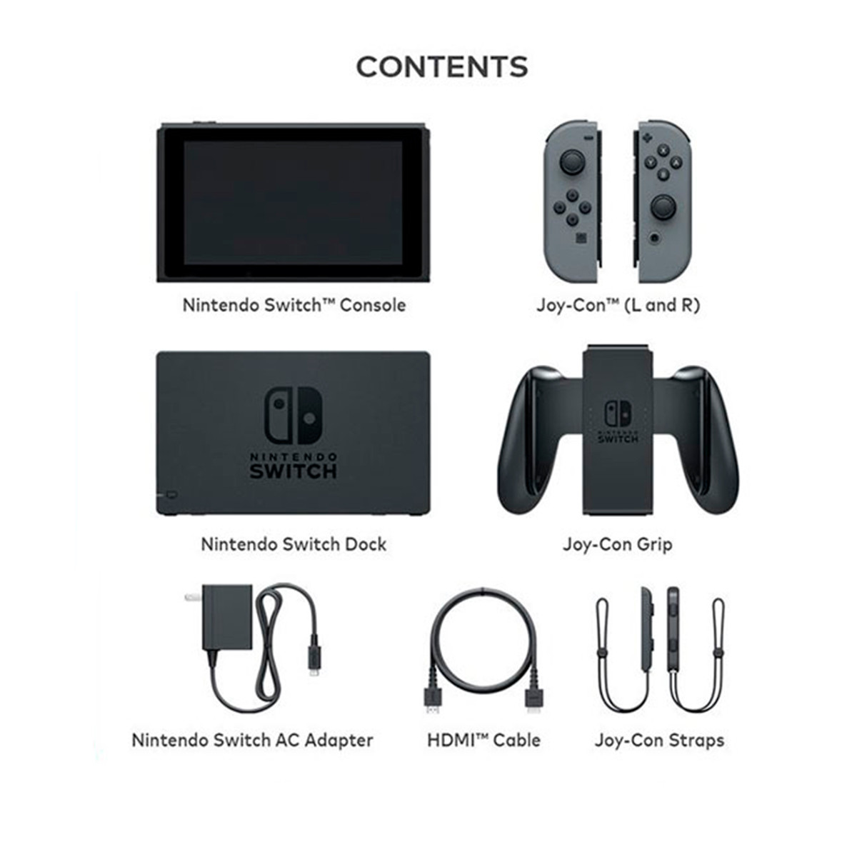 Nintendo Switch Consola Gris Scg towiwat