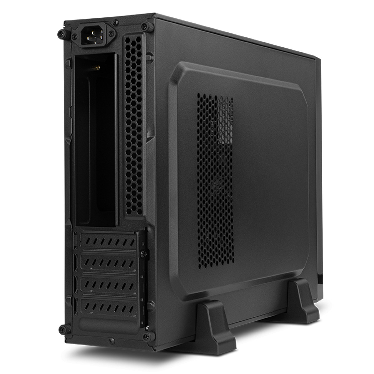 Caja Slim MATX Con Fuente 500W Y Lector De Tarjetas: PC Compacta Para Oficina Y Hogar. Ideal Para Ordenadores Pequeños Con Gran Capacidad De Almacenamiento.
