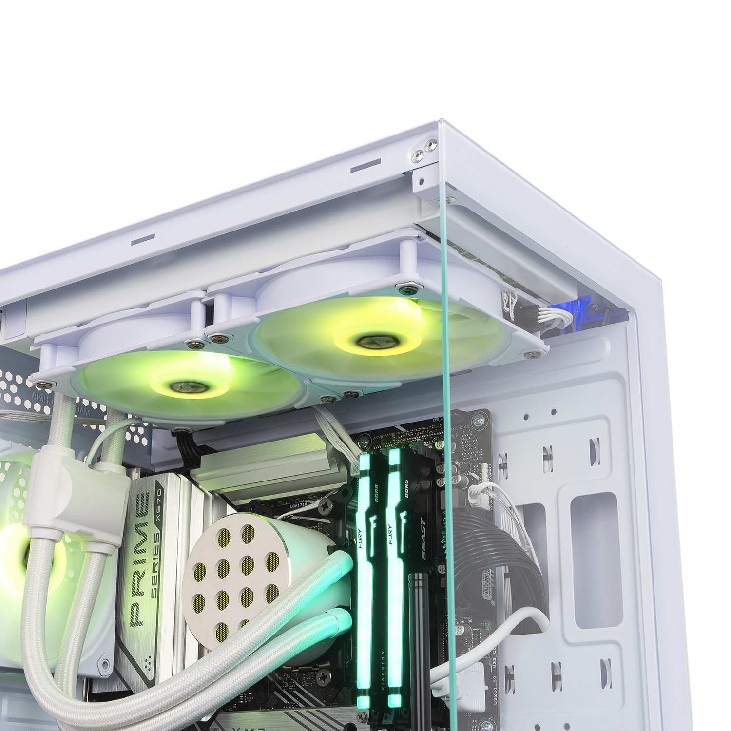 NOX HUMMER VISION | COMPACT MID TOWER White - Versus Gamers