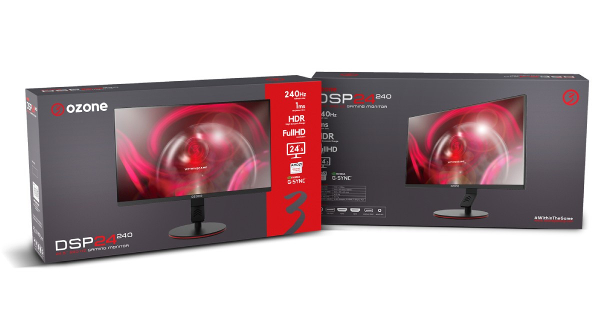 Monitor Gaming Ozone DSP24 240Hz 24,5