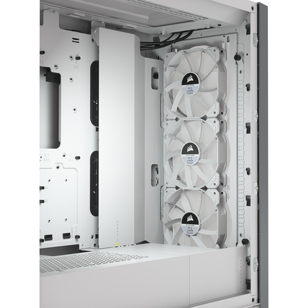 Corsair iCUE 5000X RGB Tempered Glass White Mid Tower