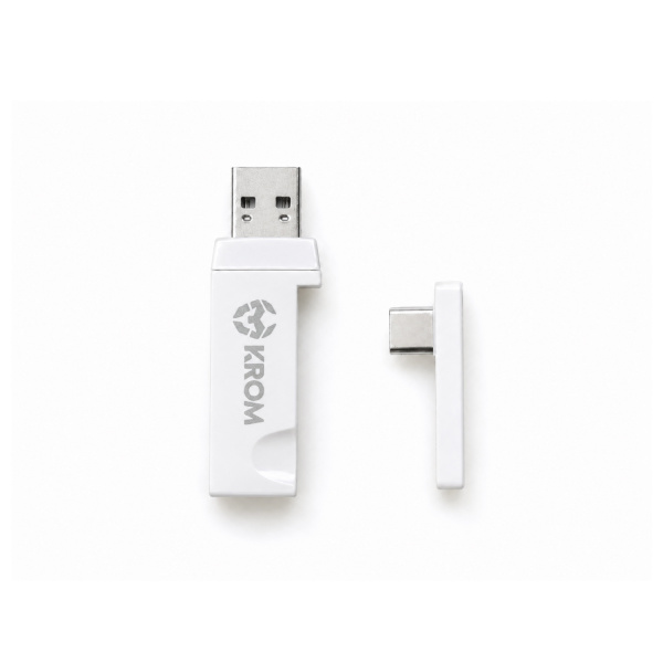 Auriculares - Wireless - Krom - Phase White - 9
