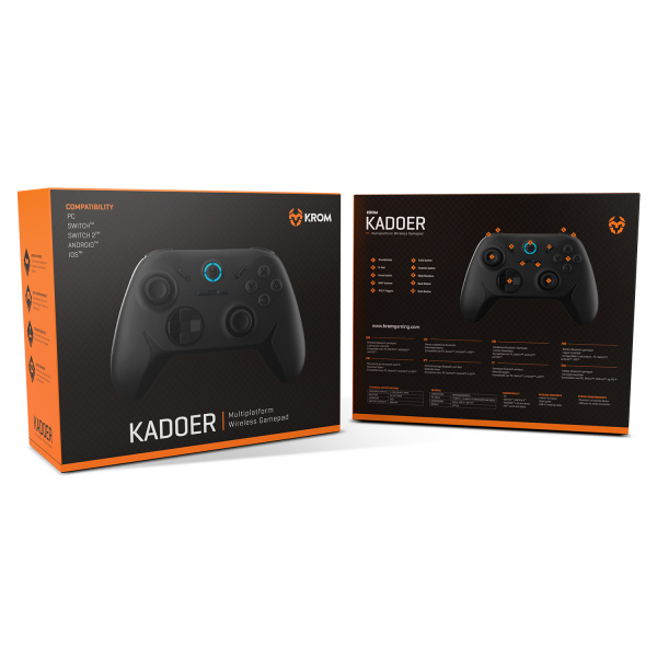 Gamepads - Krom - Kadoer Wireless - Black - 7