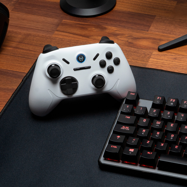 Gamepads - Krom - Kadoer Wireless - White - 5