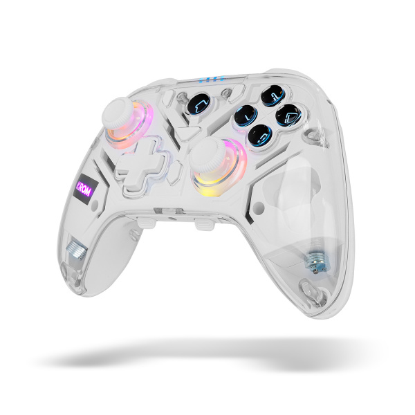 Gamepads - Krom - Gamepad gaming KROM Krystal RGB Wireless - 2