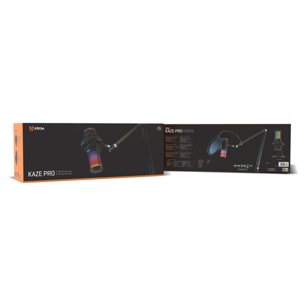 Micrófonos - micrófono streaming RGB - Krom - Kaze PRO - 12