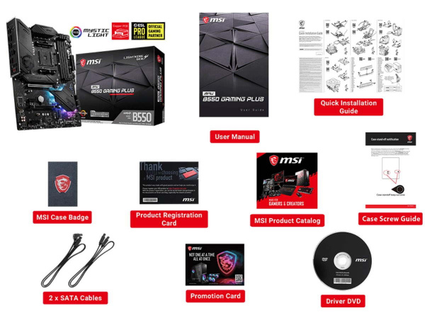 Placa Base ATX MSI MPG B550 Gaming Plus