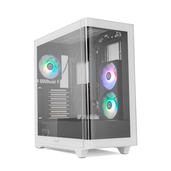 Cajas - Cristal Curvo - Nox - HUMMER ETHER - Black / White - 2