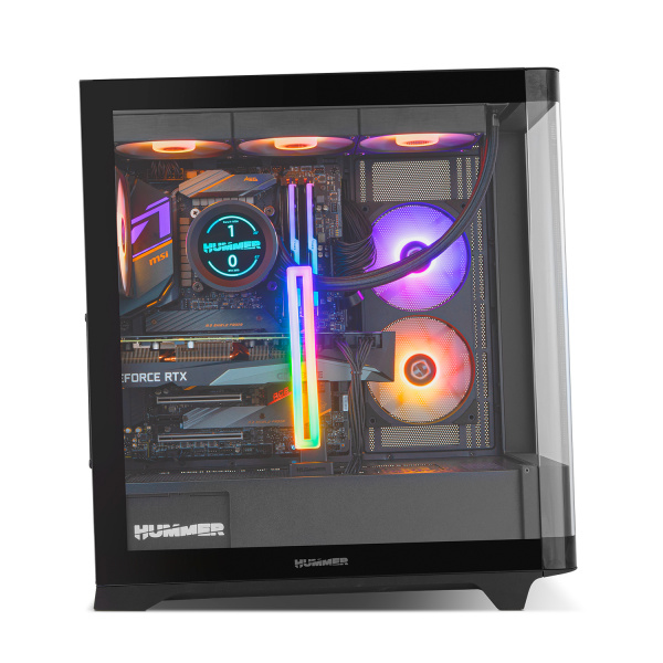 Cajas - Cristal Curvo - Nox - HUMMER ETHER - Black - 6