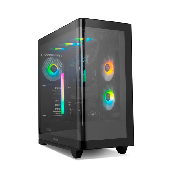 Cajas - Cristal Curvo - Nox - HUMMER ETHER - Black - 2