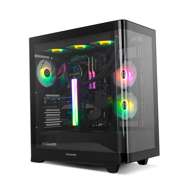 Cajas - Cristal Curvo - Nox - HUMMER ETHER - Black - 1