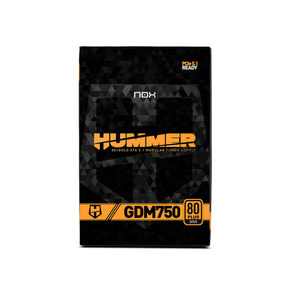 Fuentes - ATX3.1 - Nox - HUMMER GDM750W 80+GOLD - 8