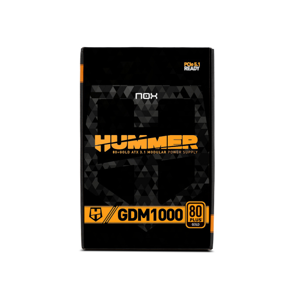 Fuentes - ATX 3.1 80+GOLD - Nox - HUMMER GDM 1000W - 4