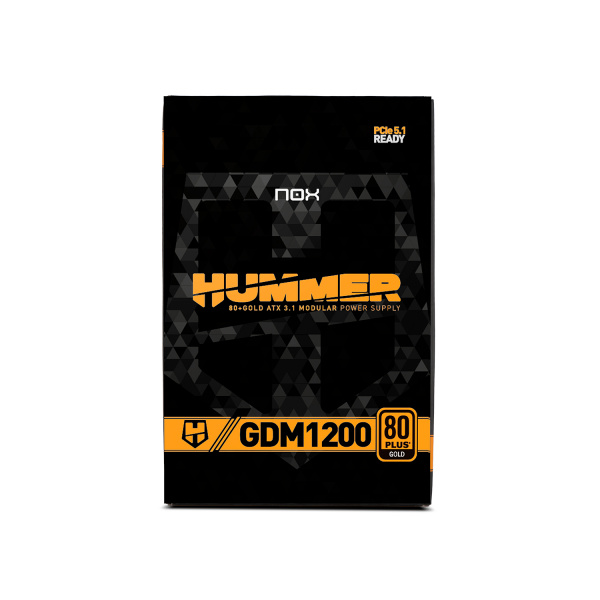 Fuentes - ATX 3.1 80+GOLD - Nox - HUMMER GDM 1200W - 4
