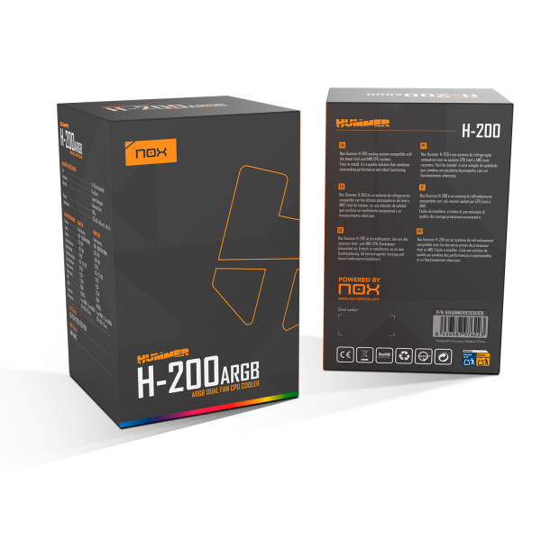 Refrigeración - Nox - HUMMER H-200 ARGB - 9