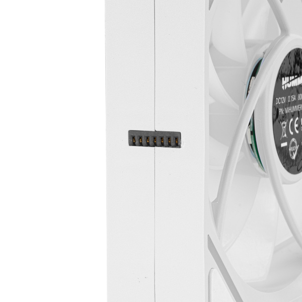 Refrigeración - Kit x3 fans ARGB Magnético - Nox - Hummer PRO LINK Blanco - 4