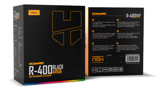Cooler CPU NOX Hummer R-400 ARGB
