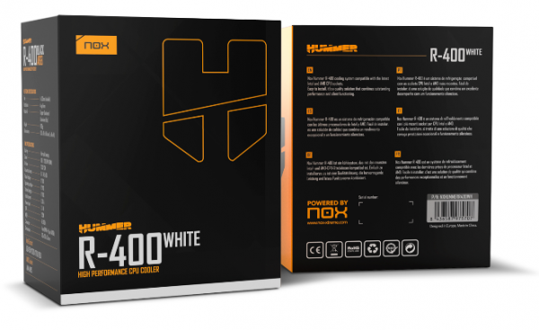 Refrigeration - AMD & Intel - Nox - Hummer R-400 White - 8