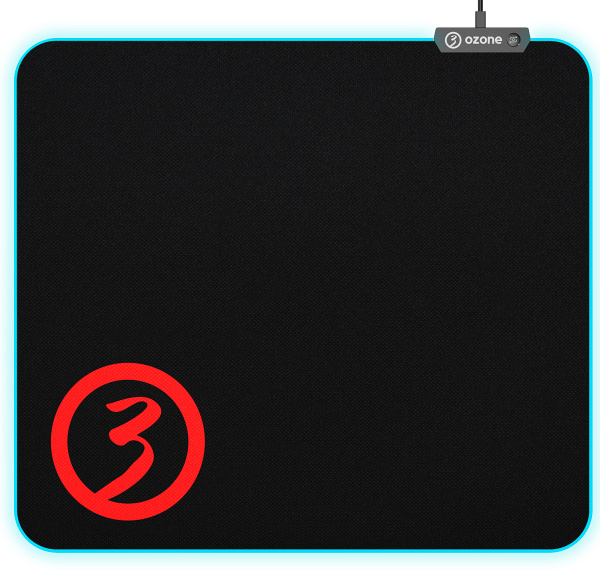 Mousepads - iluminación LED RGB - Ozone - Ground Level Pro Spectra - 2