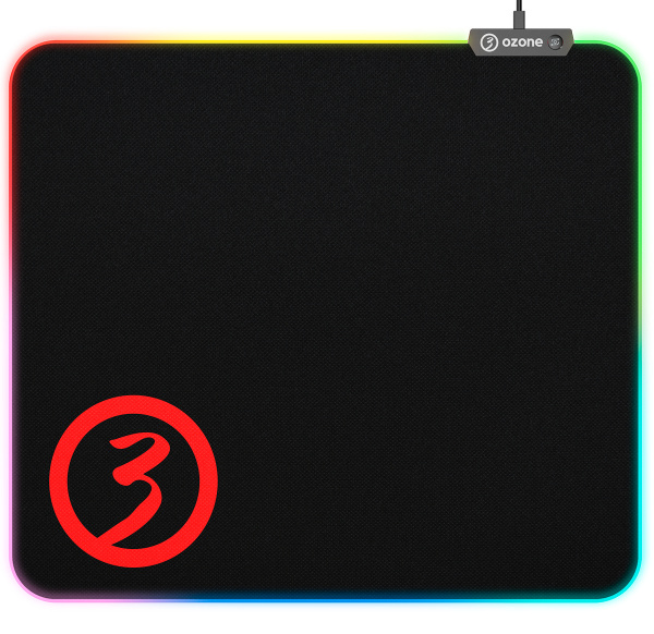 Mousepads - iluminación LED RGB - Ozone - Ground Level Pro Spectra - 1
