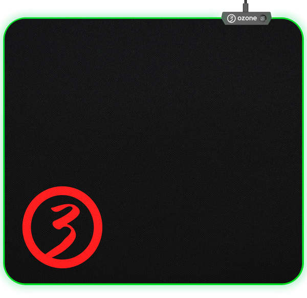 Mousepads - iluminación LED RGB - Ozone - Ground Level Pro Spectra - 5