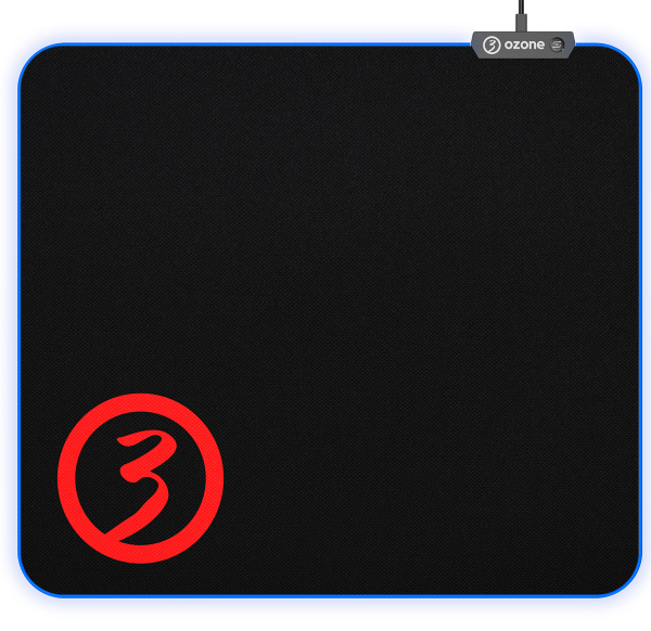 Mousepads - iluminación LED RGB - Ozone - Ground Level Pro Spectra - 6