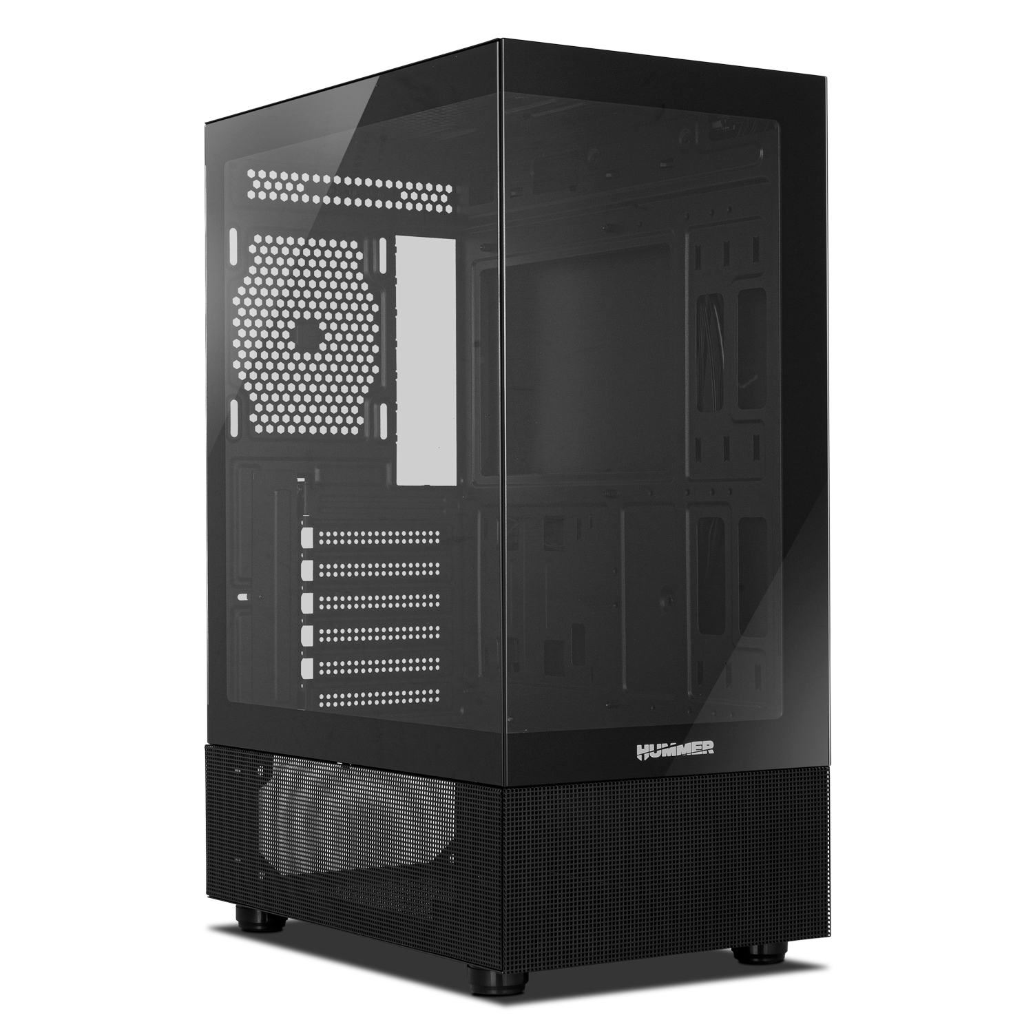 Hummer Compact NOX HUMMER VISION | COMPACT MID TOWER BLACK - Versus Gamers